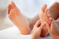 Reflexology and Massage of Feet and Lower Legs