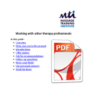 Working with other disciplines