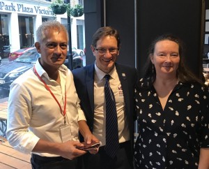 Gerry Andrews, Earle Abrahamson, Jennie Parke Matheson